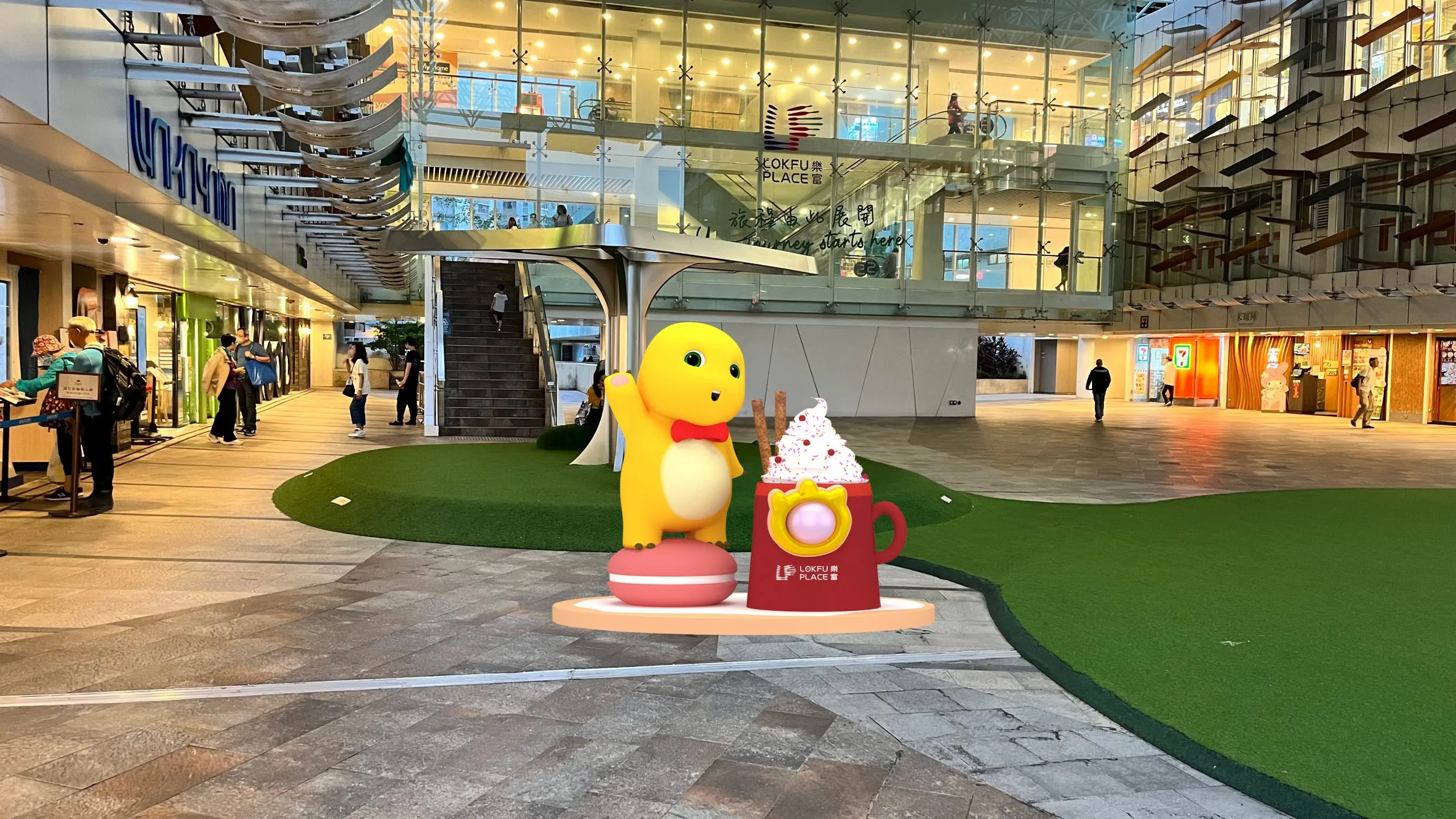 超人氣奶龍首次萌襲香港 奶龍x 樂富廣場「Foodie Adventure為食之旅」 6米高彈跳樂園盡情放電